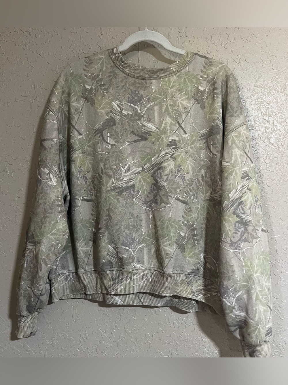 Pacsun Camo Crewneck Sweatshirt Size Medium